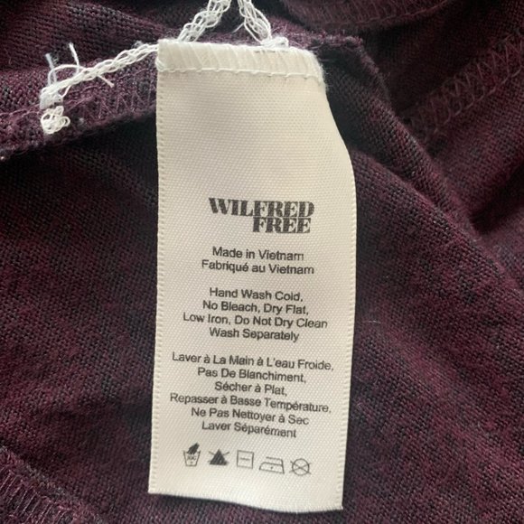 Burgundy Aritzia Wilfred Free Dress, Size XS - Picture 6 of 9